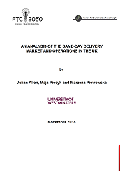 Same day delivery market and operations in the UK final version