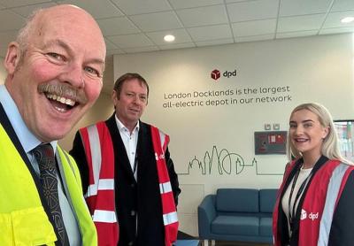 IOC visit to DPD Docklands by Carl Lomas April 2024